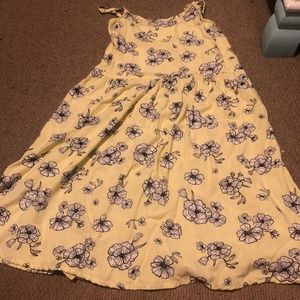 Yellow flower dress